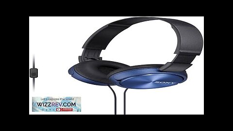 Sony MDR-ZX310AP ZX Series Wired On Ear Headphones with mic Blue 1 Review