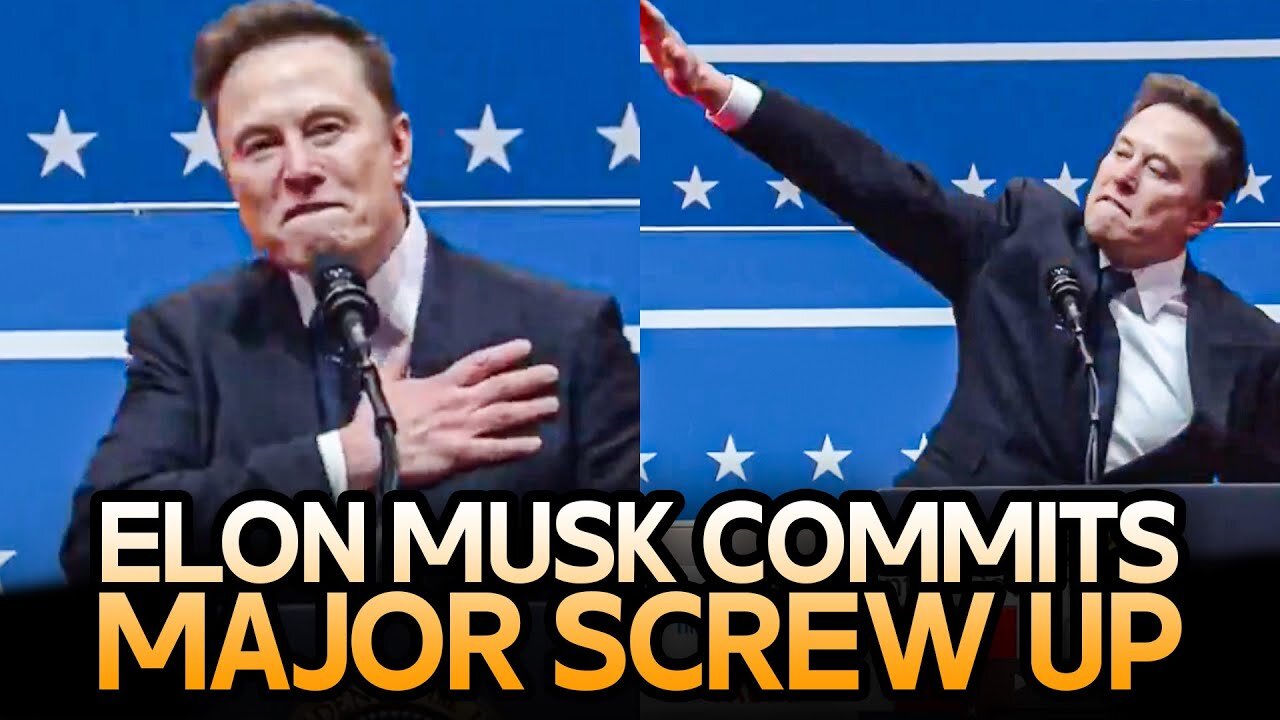 SHOCKING VIDEO: Elon Musk Accused Of Giving Nazi Salute During Inauguration Speech.