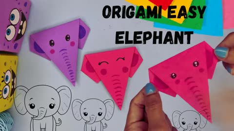 Cute Origami Elephant - Easy Paper Elephant Making