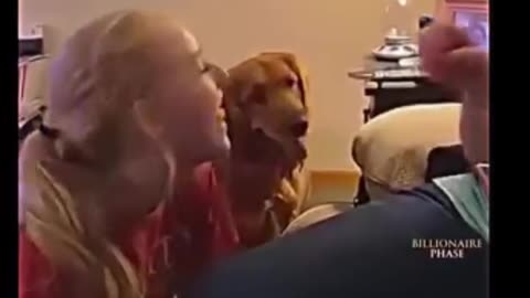The dog is very brave and smart