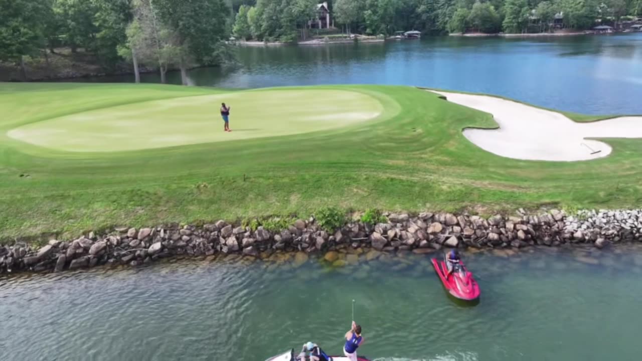 Golfing on a Jet Ski