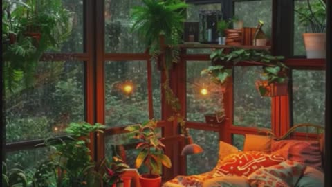 Rainy Ambiance for Relaxation.