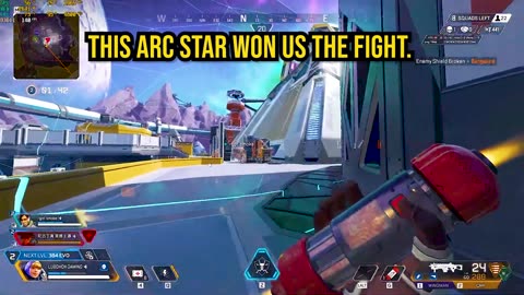 One Arc Star Turned This Hot Drop Fight Into a Squad Wipe | Apex Legends #apexlegends #apex
