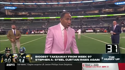 Stephen A. & Ryan on biggest take away from week 9: Bears ascending, JJ leads Vikings def. Lions