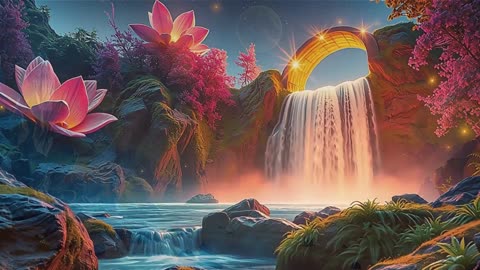 Alien World Ambience | Relaxing Sci-Fi Soundscape & Cinematic Visual Journey