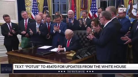 WATCH: Trump Signs CR to Reopen Government After Schumer Shutdown
