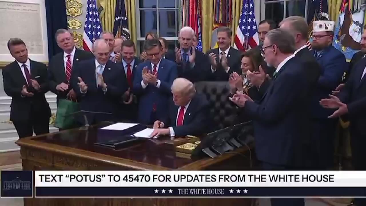 WATCH: Trump Signs CR to Reopen Government After Schumer Shutdown