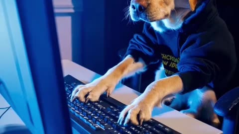 Dog is Playing 😂😂