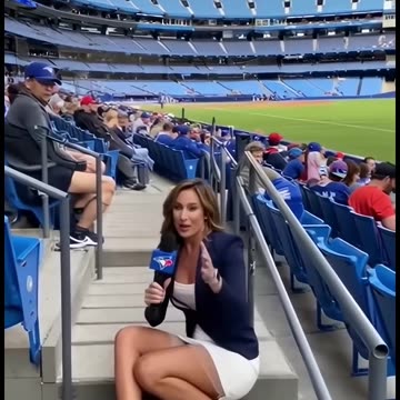 Sports reporter visits MLB Toronto's Rogers Centre