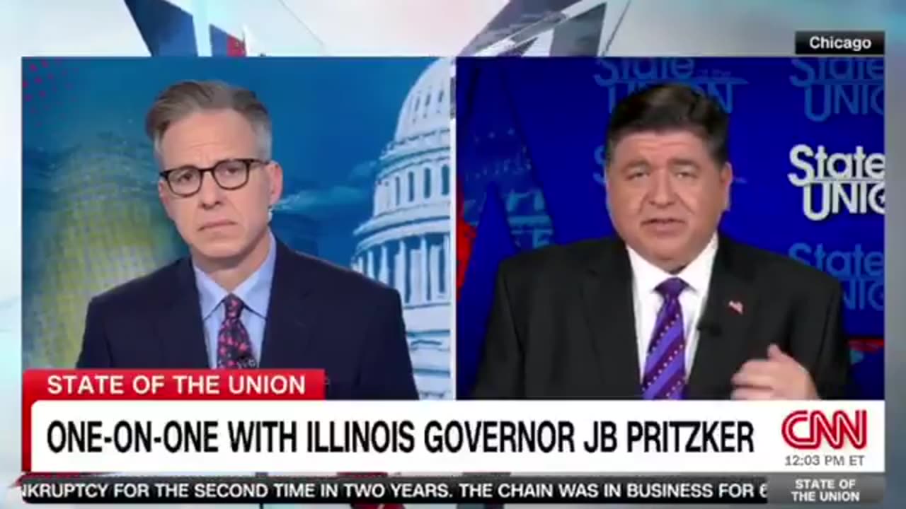 GOV. PRITZKER: "Trump is making it a war zone. They need to get out of Chicago."