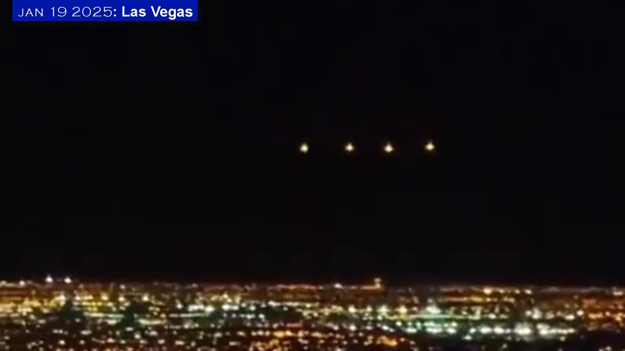 Est-ce un vaisseau spatial ? Des dizaines d'OVNI ont été repérés à Las Vegas