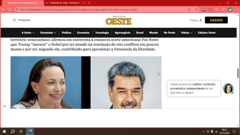 Venezuela fecha embaixada na Noruega depois do Nobel da Paz.mp4