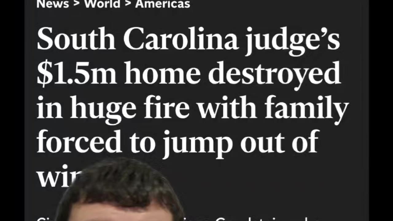 Fire destroys home of South Carolina judge