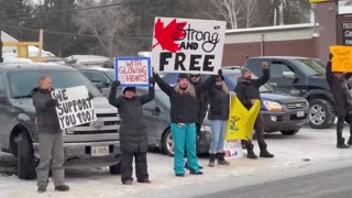 Freedom Convoy Enroute to Ottawa 🎵 We're Not Gonna Take It - Twisted Sister 🎵