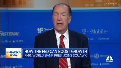 FEDERAL RESERVE Former World Bank president has sounded the alarm