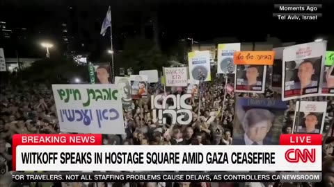 Steve Witkoff in Hostage Square, Tel Aviv
			
