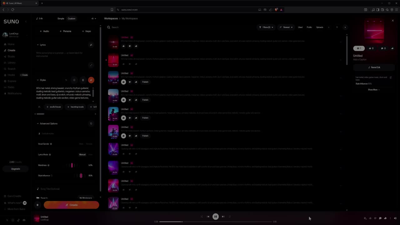 Create Ai Music w/ Suno - 1