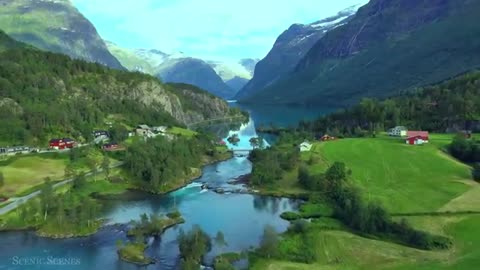 NORWAY 4K - Amazing Scenic Footage Film With Relaxing Music