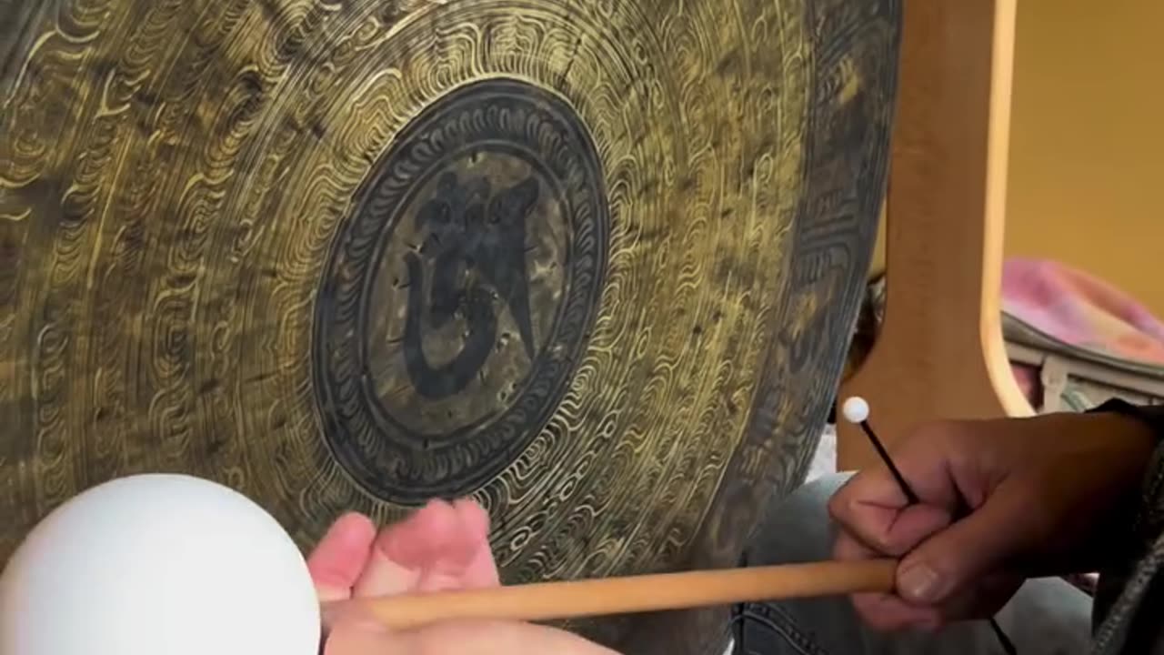 Nepalese Singing Bowl Gong