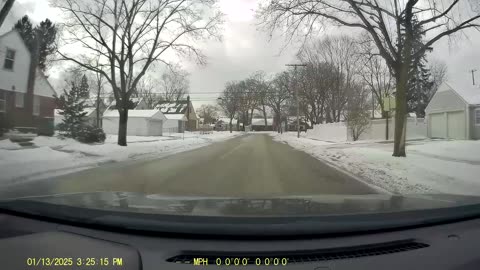 Random Driving In Dearborn, Dearborn Heights, And Garden City, Michigan, 1/13/25