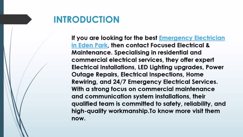 The best LED Lighting in Eden Park.