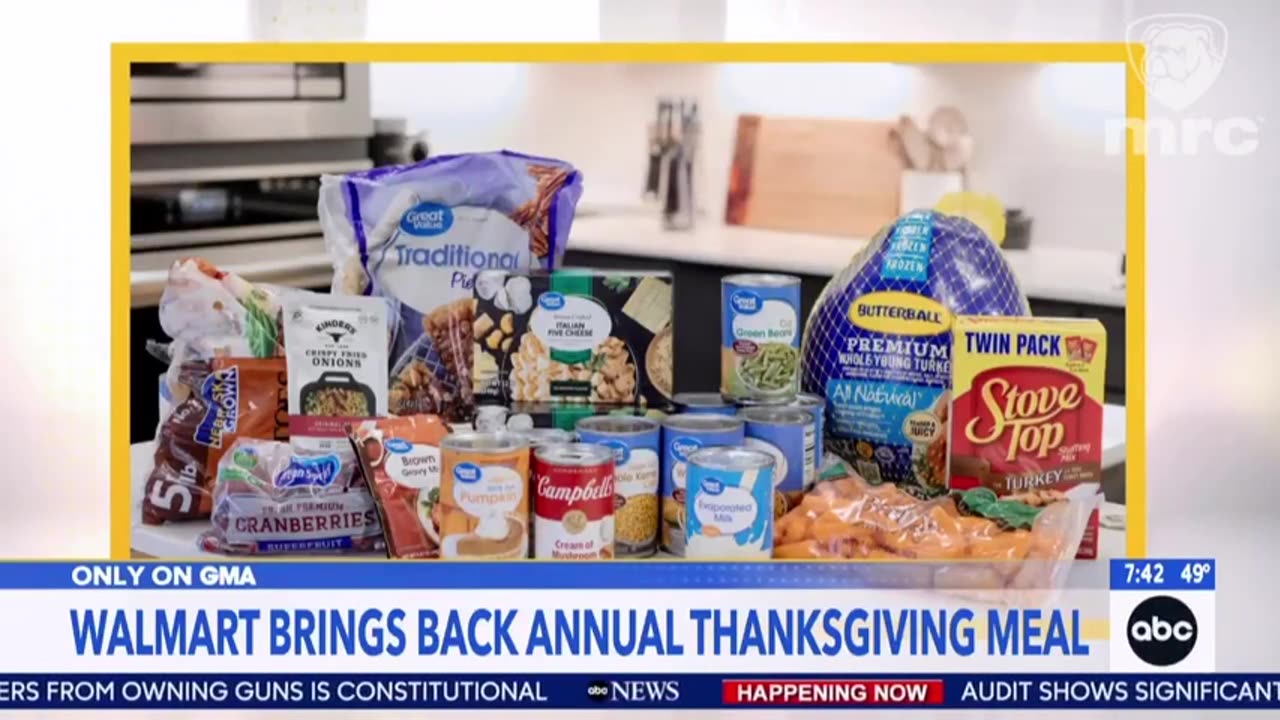 Walmart CEO pours a freezing bucket of water on George Stephanopoulos' narrative.