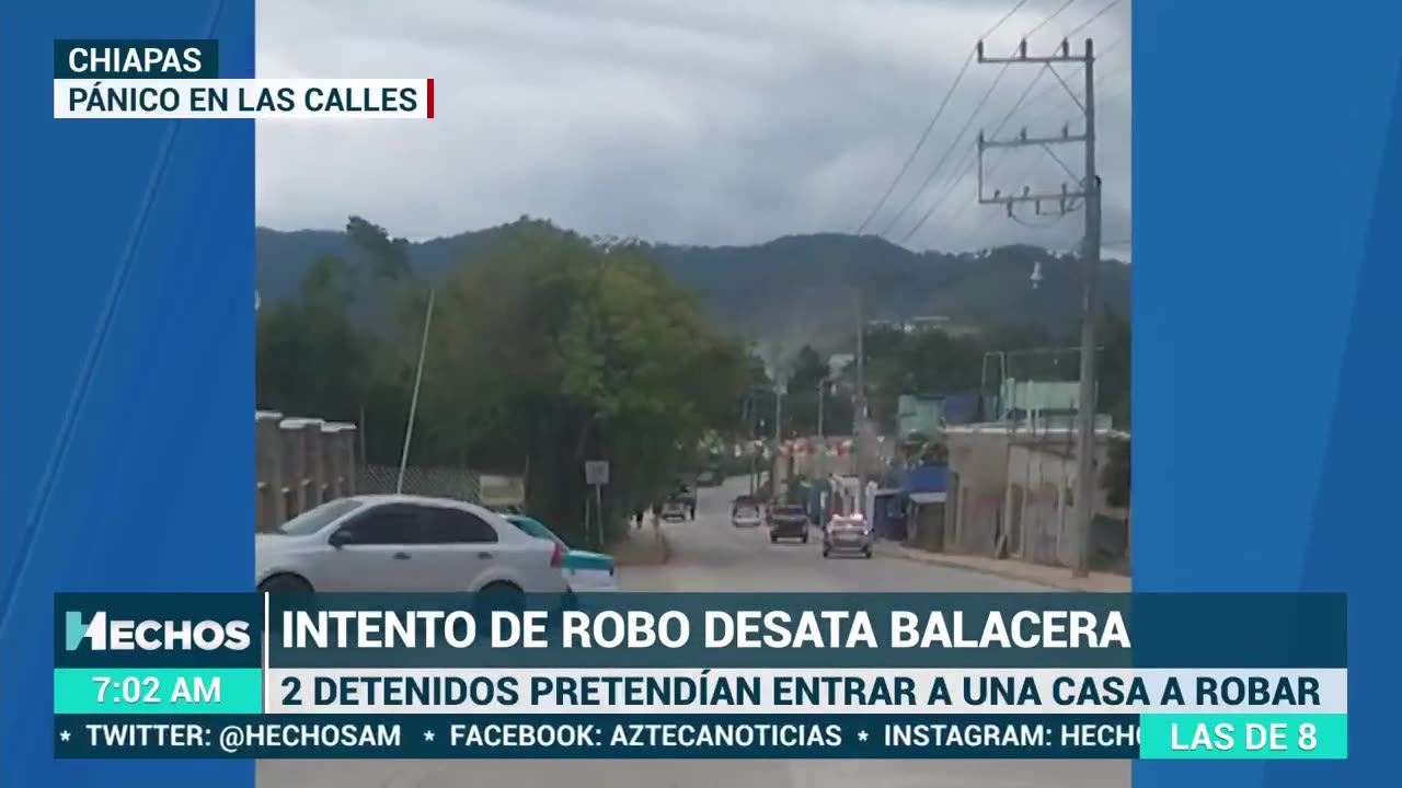 Robo termina en balacera | En Ocosingo, dos sujetos que intentaron robar una casa acabaron detenidos