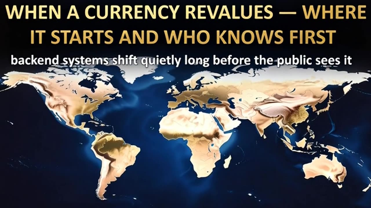 WHEN A CURRENCY REVALUES — WHERE IT STARTS & WHO KNOWS FIRST