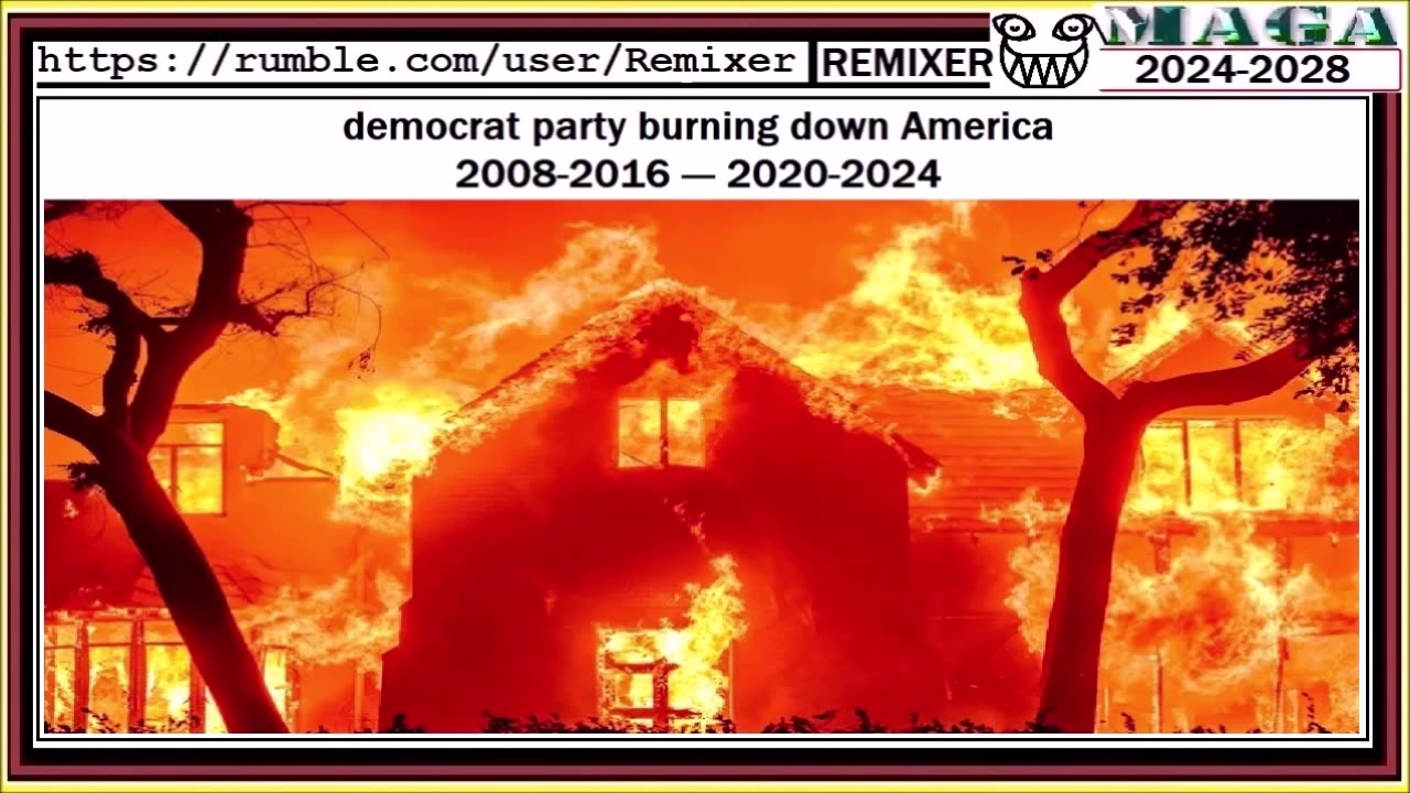 democrat party burning down America