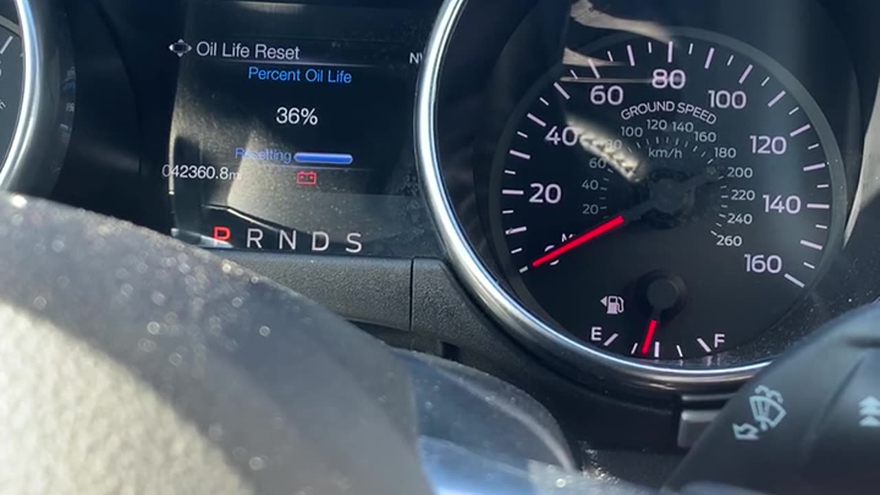 2019 Ford Mustang - Oil Life Reset