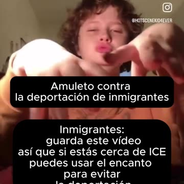 Anti deportation charm for inmigrant