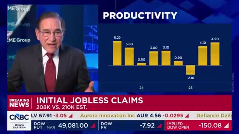 CNBC host STUNNED to report incredible news about Trump's economy
