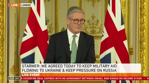 UK PM Starmer announces $2bn to Ukraine for air defence missiles EU Summit.