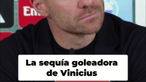 Vinicius y Xabi Alonso abordan los temores sobre la sequía goleadora #realmadrid