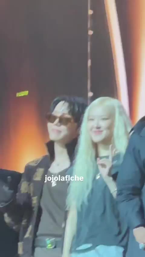 Blackpink Rosé & BTS Jhope Gala des pieces jaunes 2025