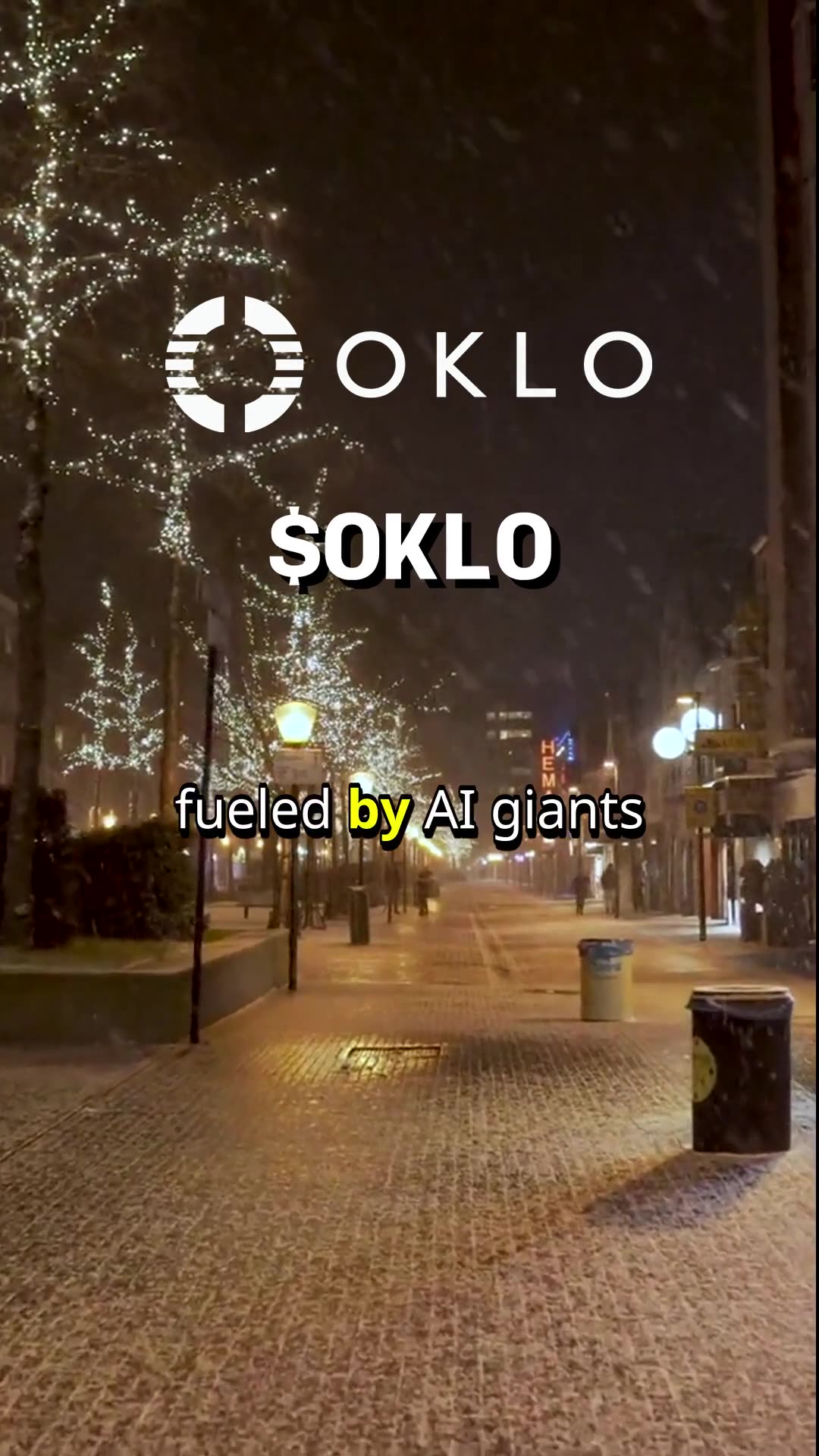 Oklo Ignites Nuclear Revolution with Tiny Reactors $OKLO #stonks #investing #genbet