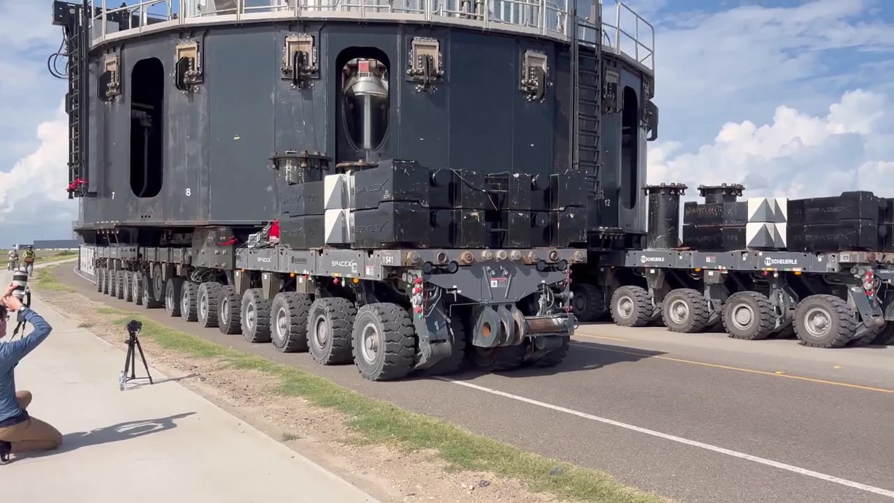 ✨🚀 Watch This Rocket Booster Roll Out Epicly! The Ultimate Space Launch