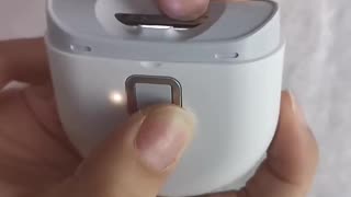 Electric Nail Cutter With LED Light USB 2-speed Automatic Nail Clipper Grinder Trimmer For Baby Adul