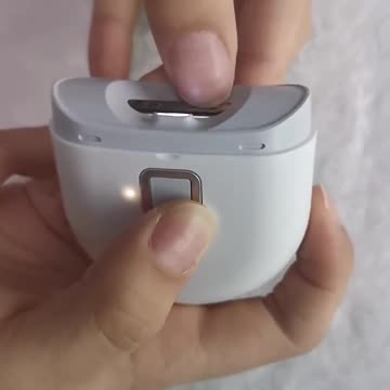 Electric Nail Cutter With LED Light USB 2-speed Automatic Nail Clipper Grinder Trimmer For Baby Adul