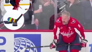 Ovechkin Uses White Tape Instead of Pride Tape