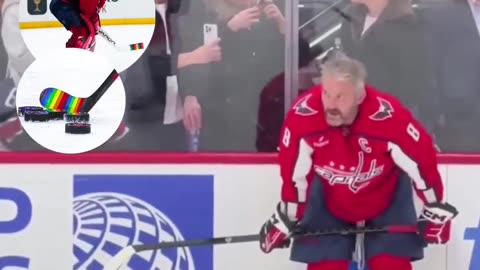 Ovechkin Uses White Tape Instead of Pride Tape