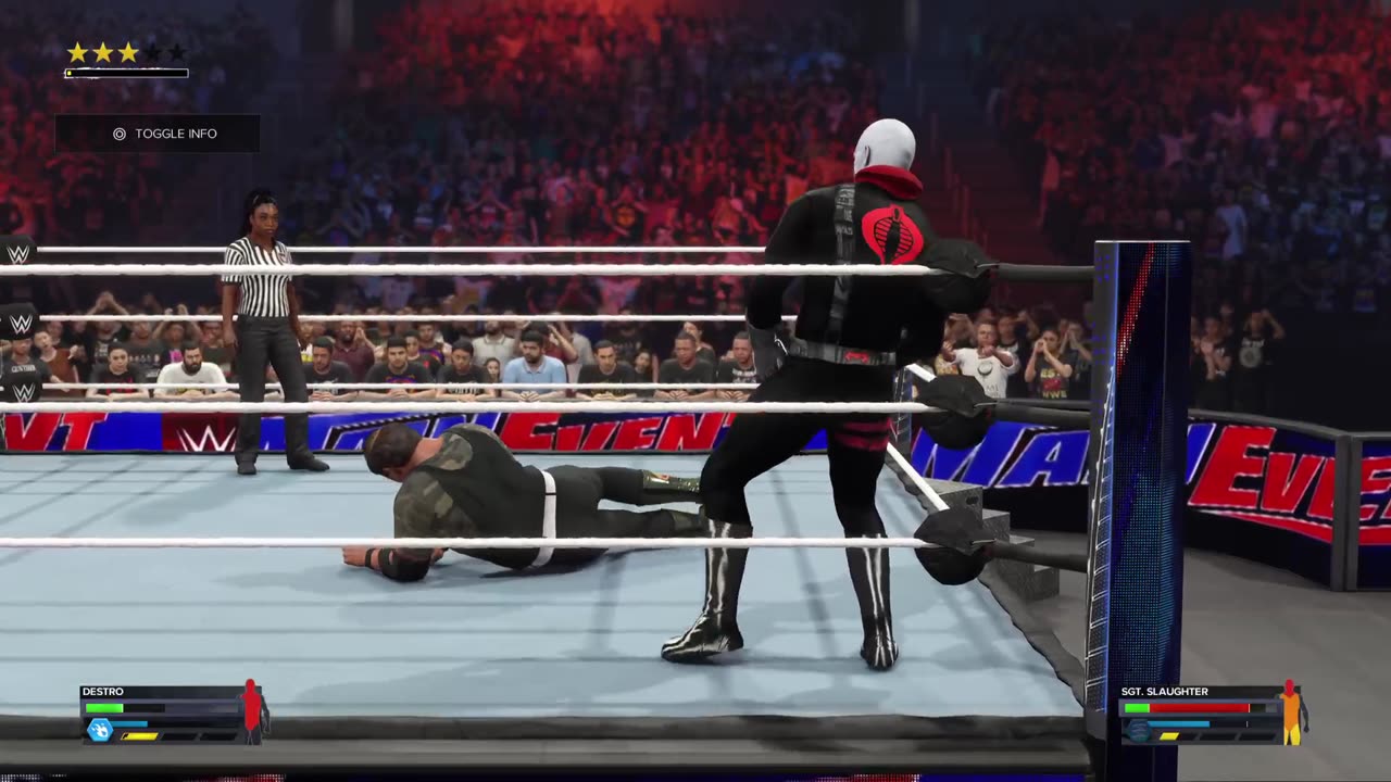 Destro VS SGT. Slaughter GI Joe Dream Match - WWE 2K24