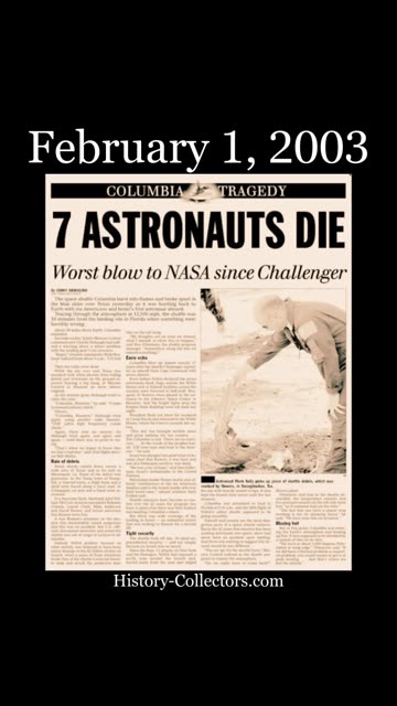 #OnThisDay February 1, 2003: Final Reentry