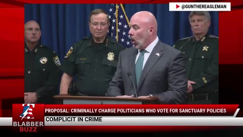 Proposal: Criminally Charge Politicians Who Vote For Sanctuary Policies