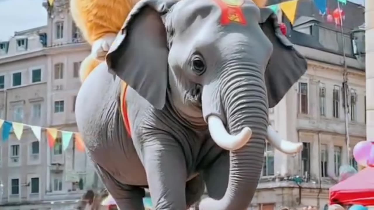 Chablo cat rescue the elephant 🐘 funny videos series