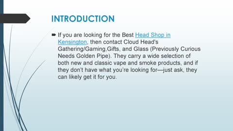 Best Head Shop in Kensington