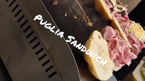 The best sandwiches can be found in Puglia, Italy. Sensational flavors!🤪😍🤪😍