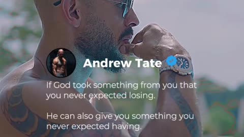 Always Believe In God's Timing by Andrew Tate