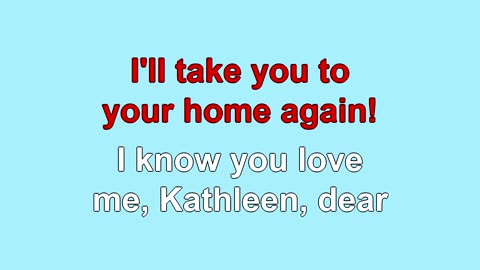 I'll Take You Home Kathleen (1875)