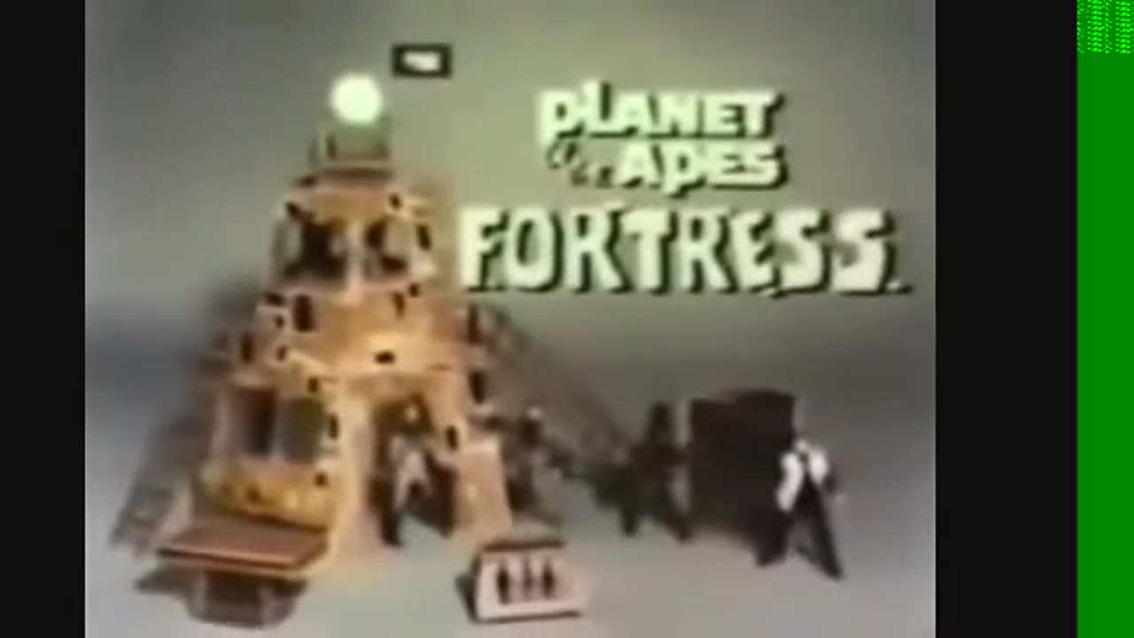 Planet of the Apes Fortress by Mego TV Commercial from 1975
